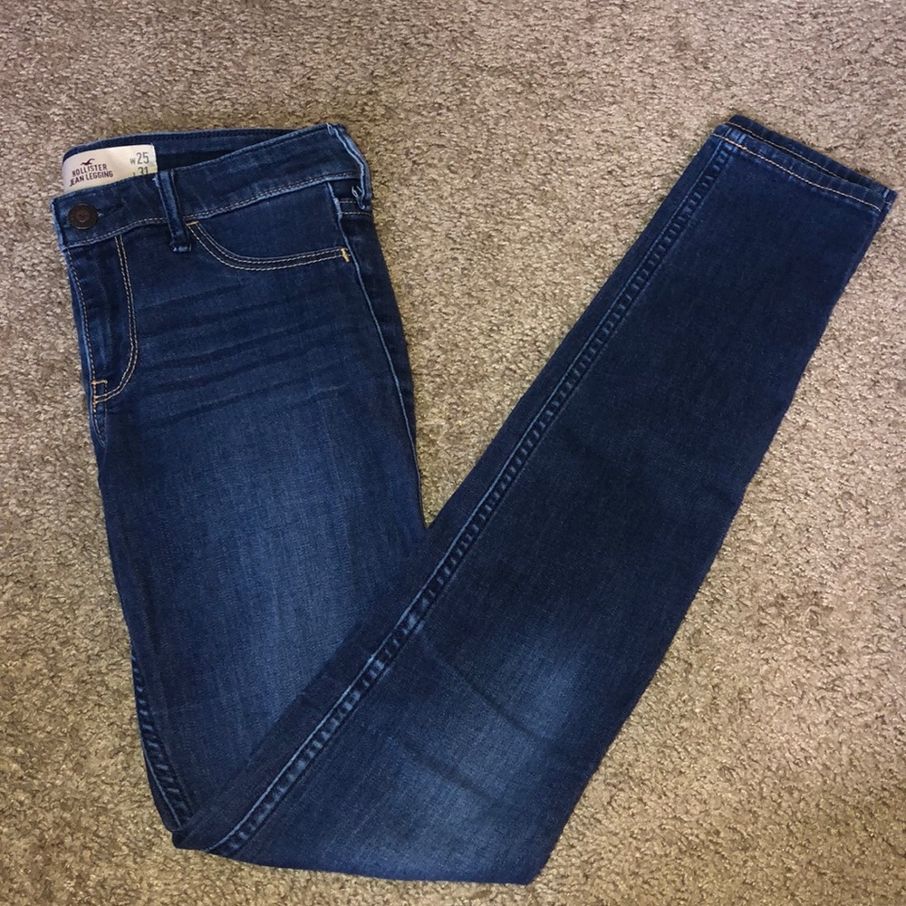 hollister jean legging